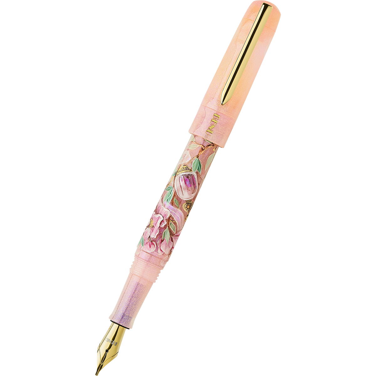 Benu Talisman Fountain Pen - Peach Blossom