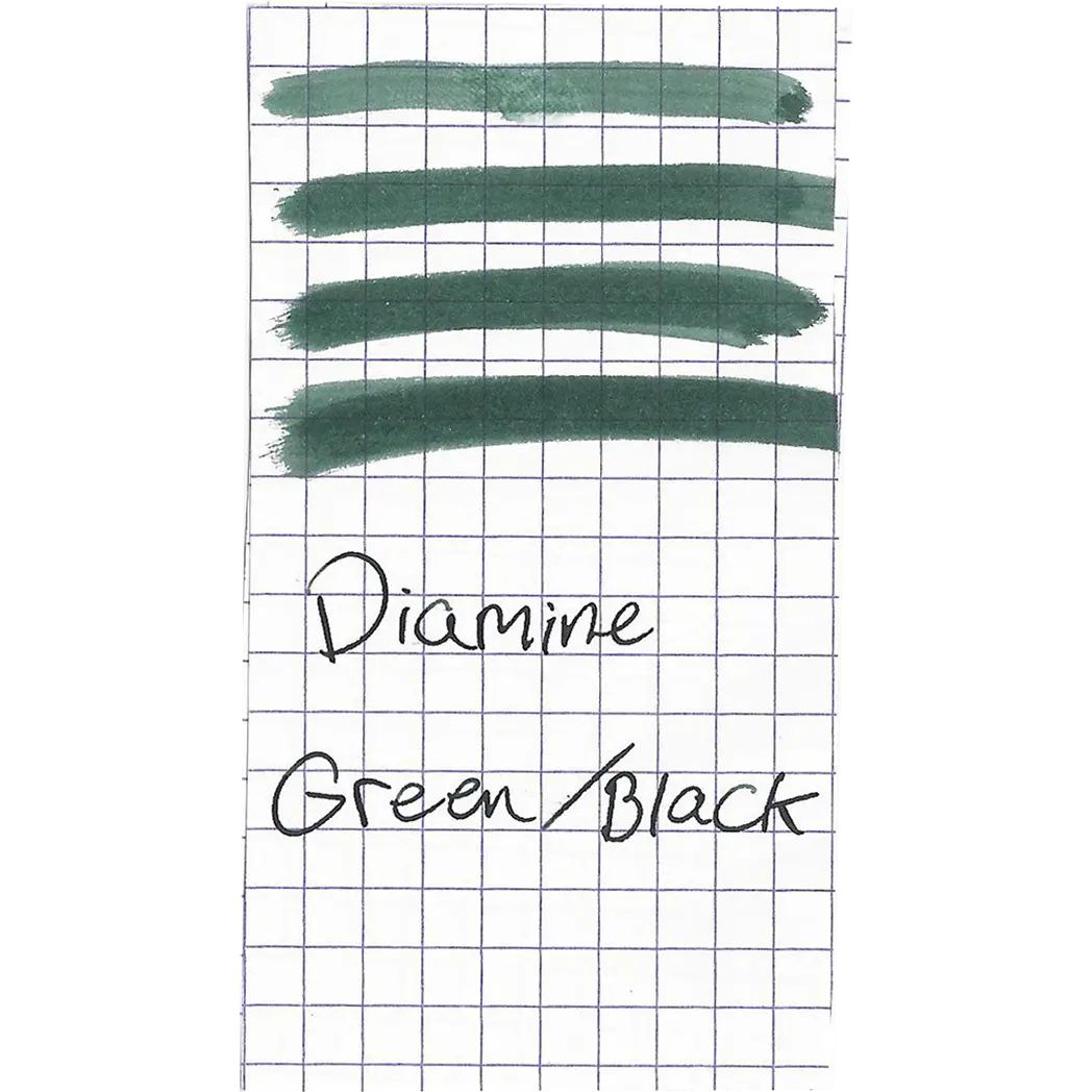 Diamine Ink Bottle - Green/Black - 80ml - Pen Boutique Ltd