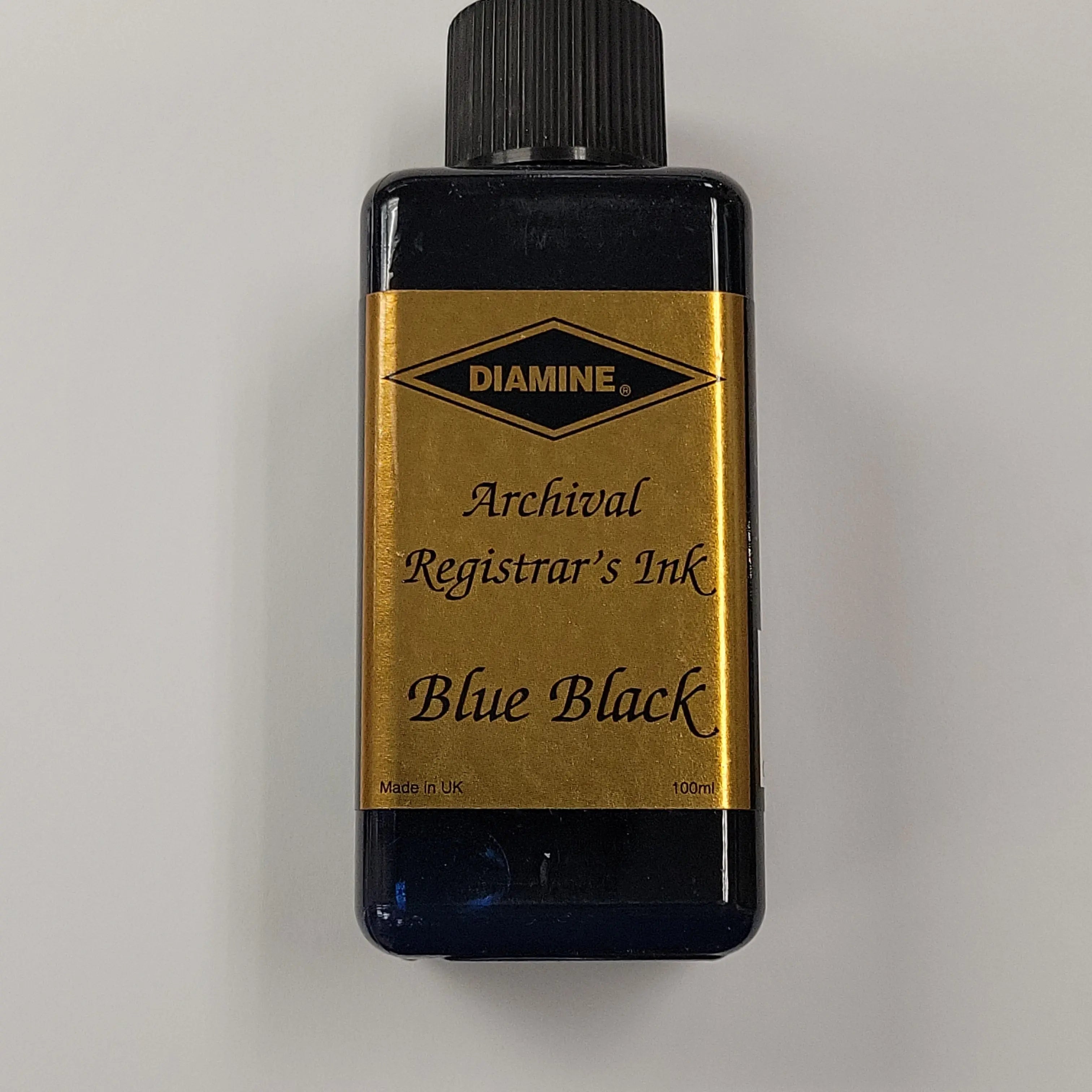 Diamine Ink Bottle - Blue/Black Registrars - 100 ml - Pen Boutique Ltd
