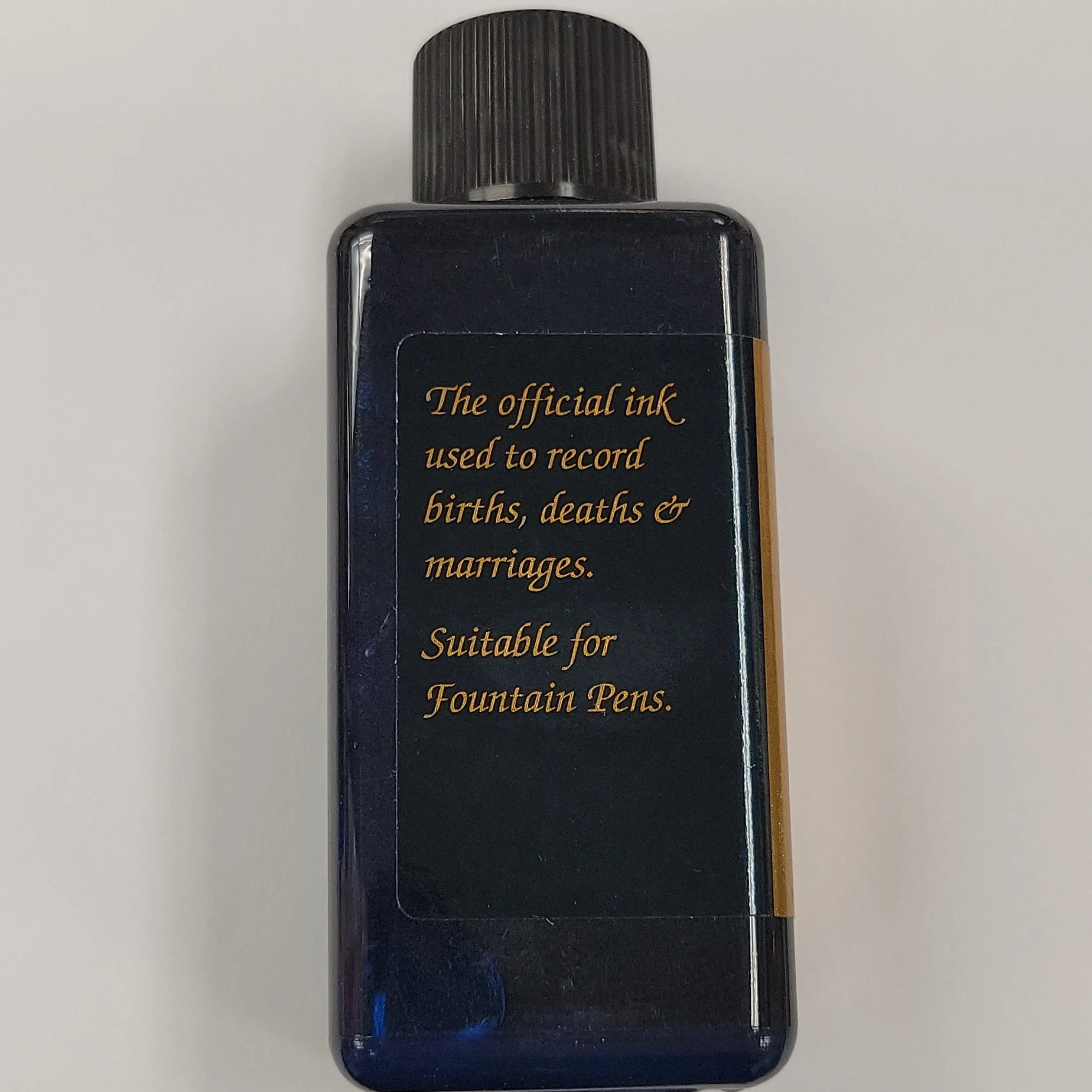 Diamine Ink Bottle - Blue/Black Registrars - 100 ml - Pen Boutique Ltd