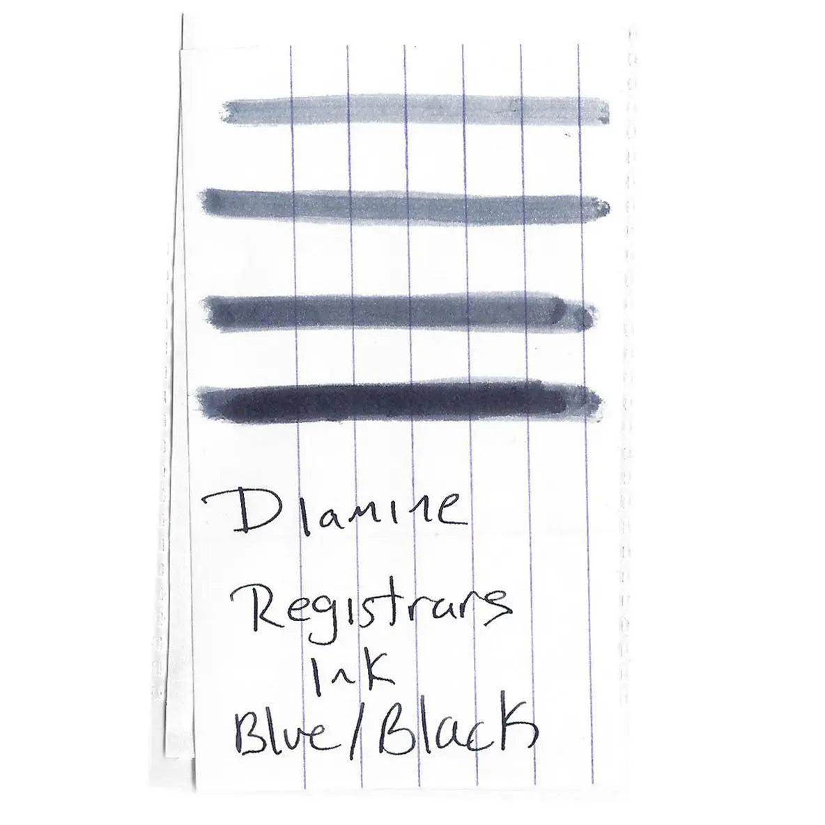 Diamine Ink Bottle - Blue/Black Registrars - 100 ml - Pen Boutique Ltd