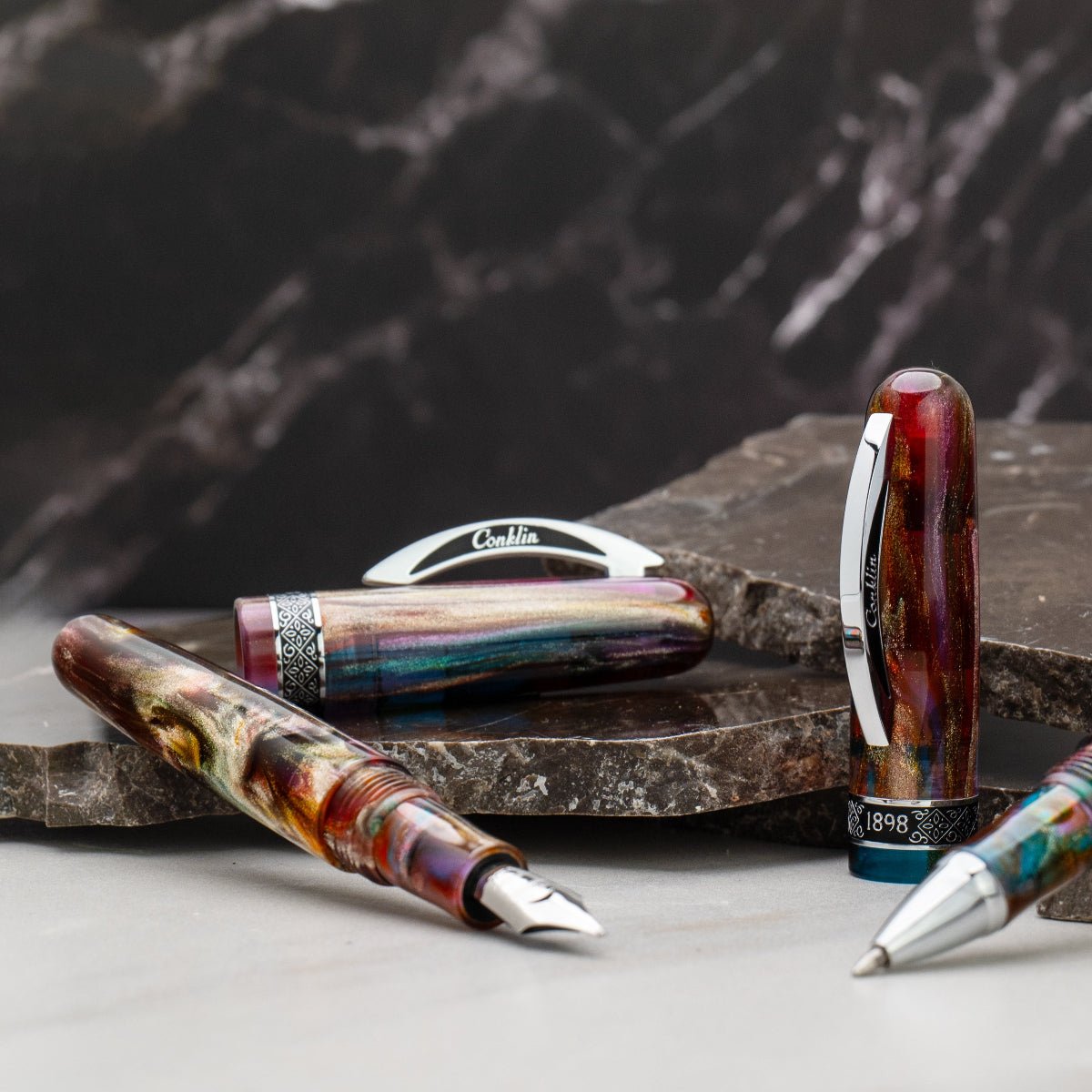 Conklin 1898 Collection Fountain Pen - Primary Manipulation 5.0 (Limited Edition) - Pen Boutique Ltd