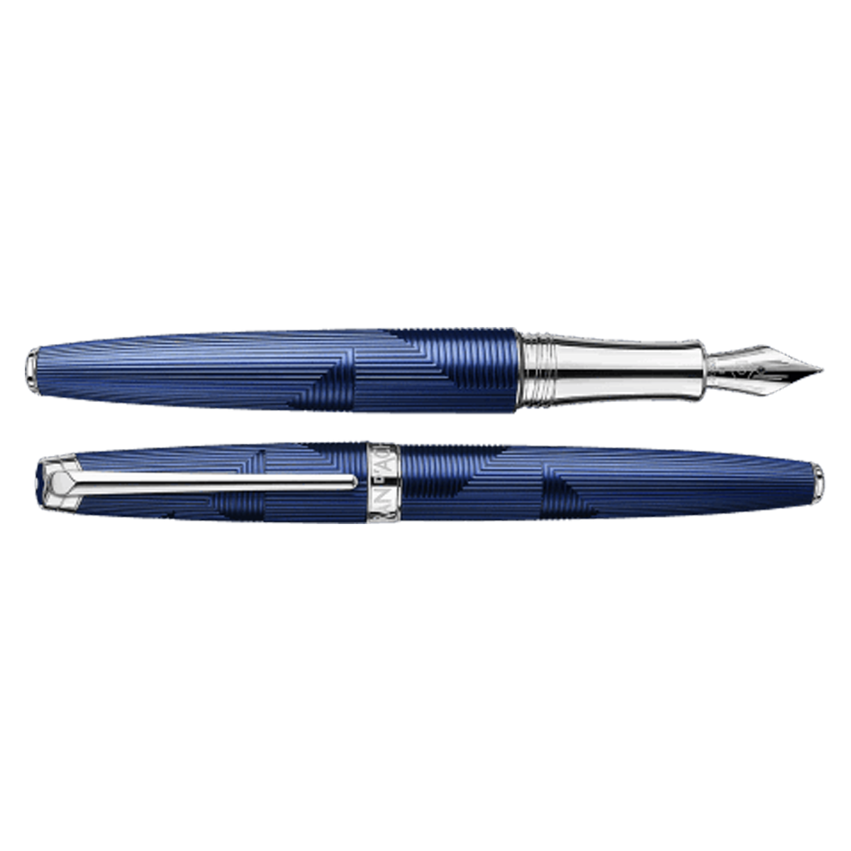 Caran d'Ache Leman Bleu Marin Fountain Pen-Pen Boutique Ltd