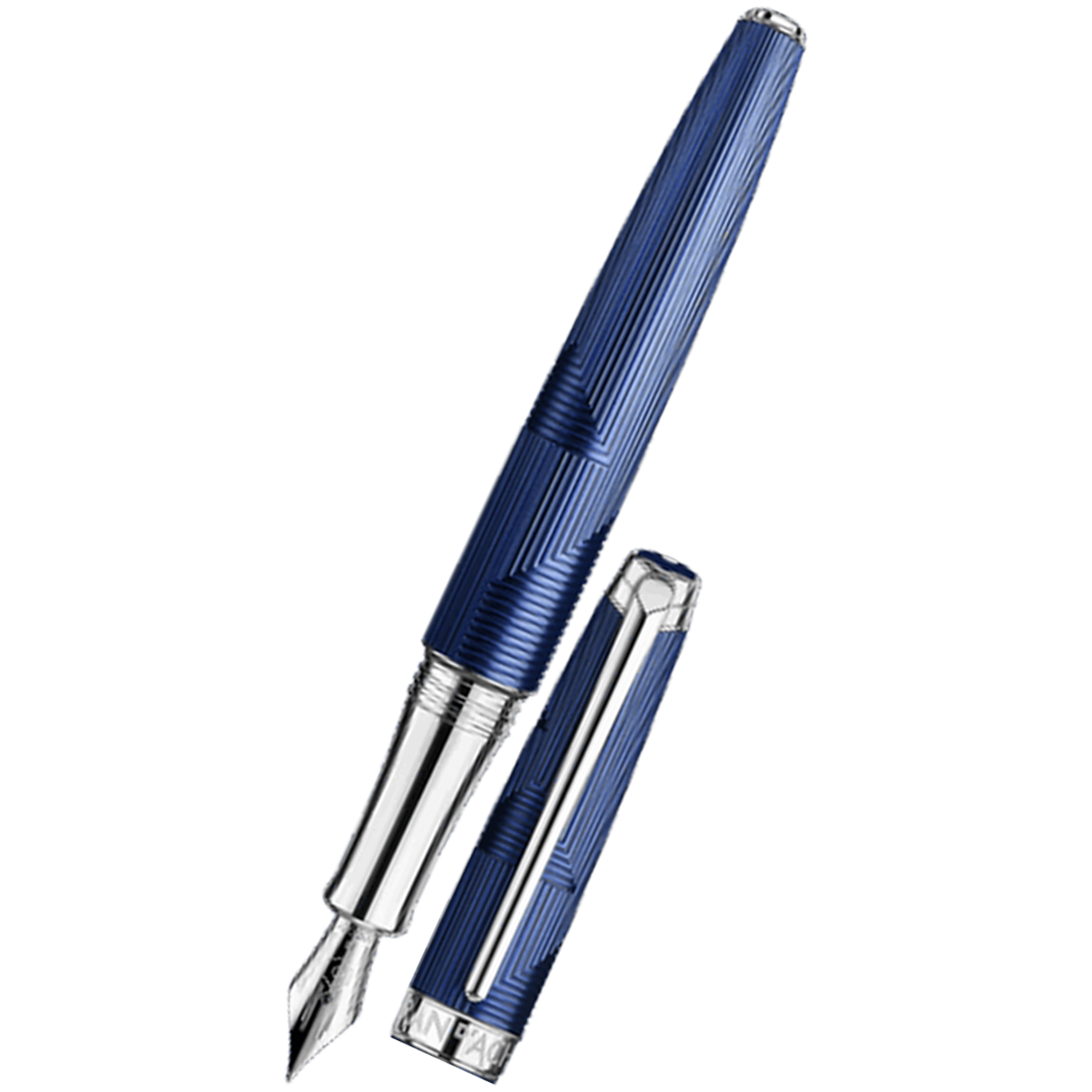 Caran d'Ache Leman Bleu Marin Fountain Pen-Pen Boutique Ltd