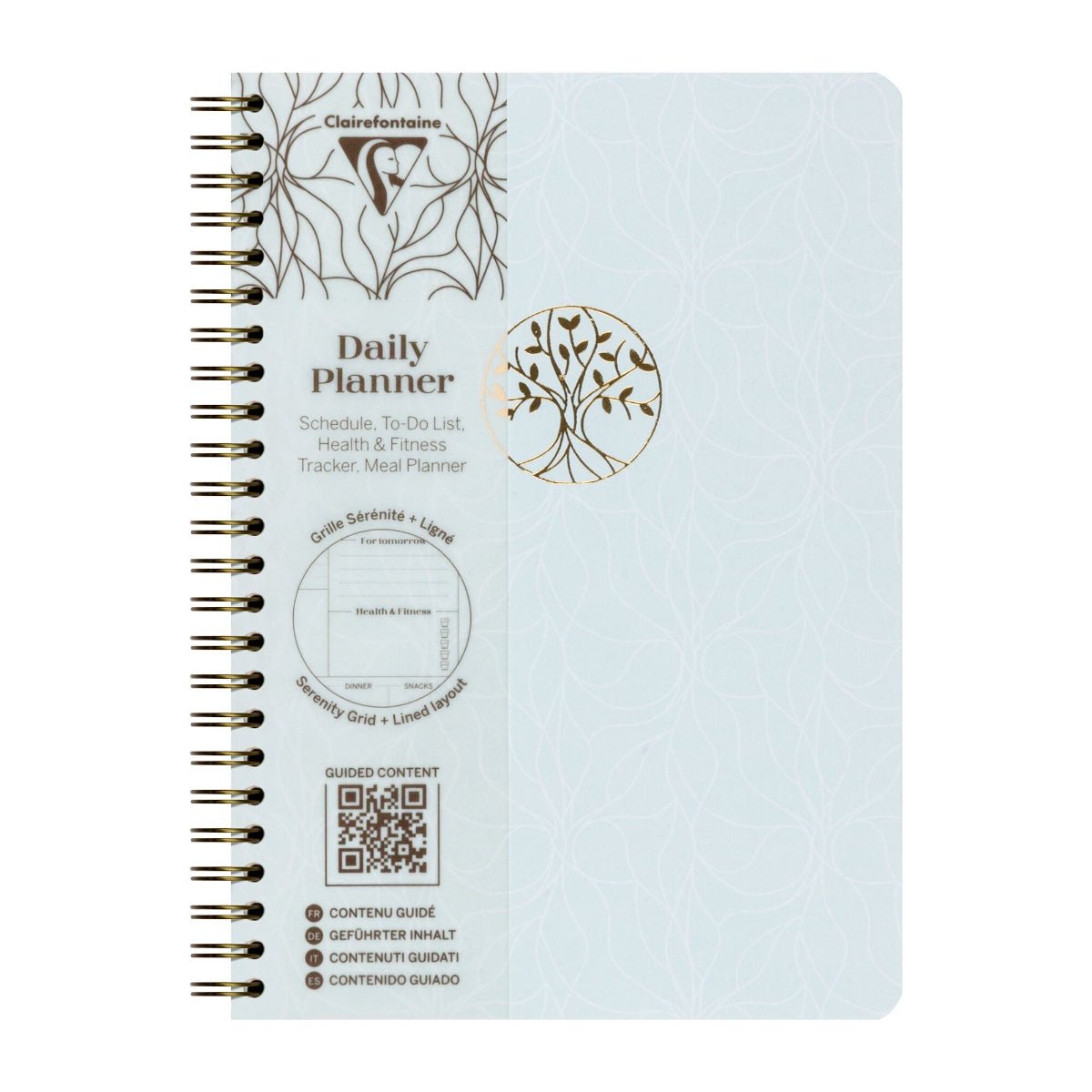 Clairefontaine Inspire Daily Planner Wirebound Notebook - A5 - Pen Boutique Ltd