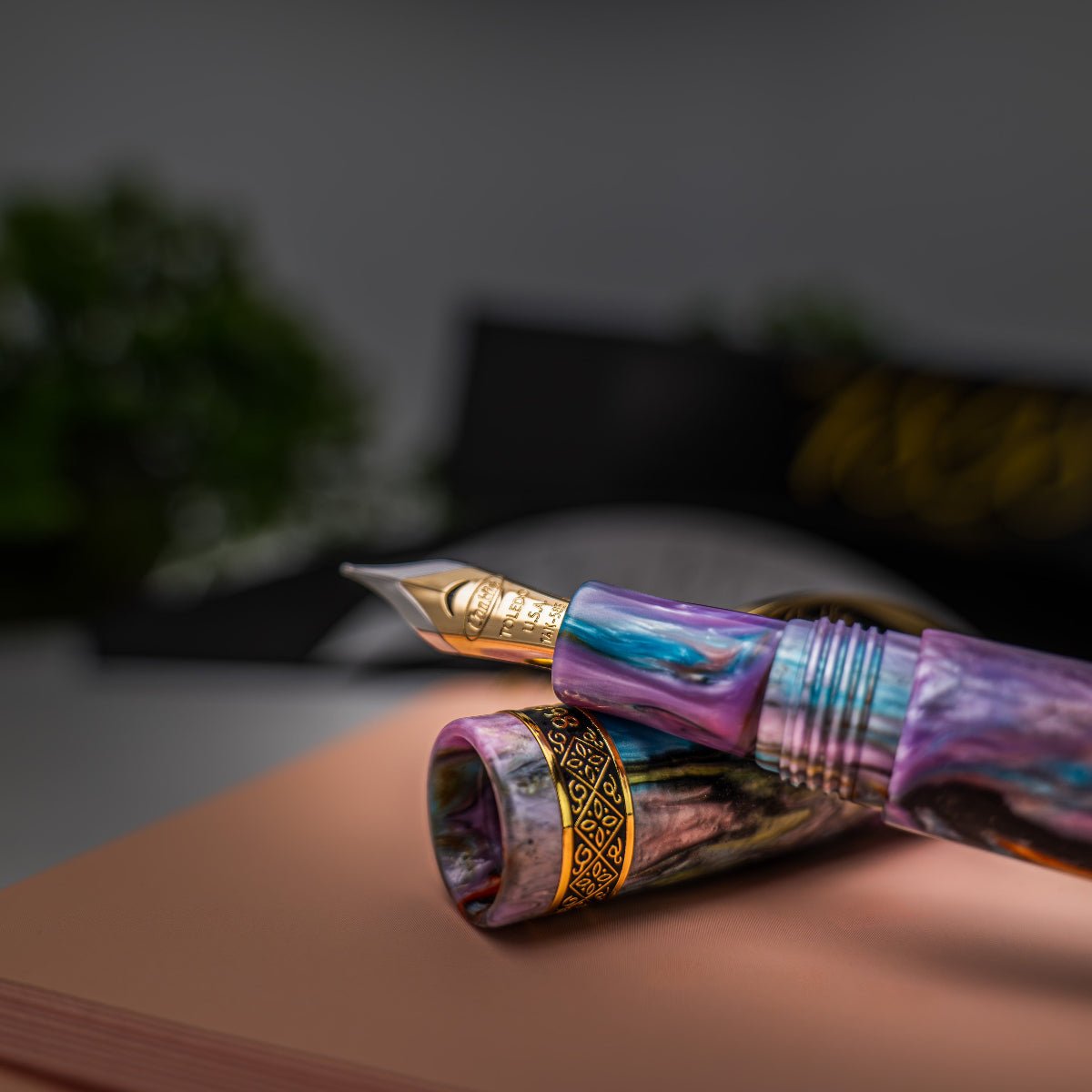 Conklin 1898 Collection Fountain Pen - Primary Manipulation 4.5 - Yellow Gold Trim - 14K Nib (Limited Edition) - Pen Boutique Ltd