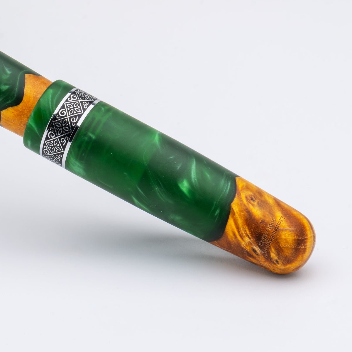 Conklin 1898 Collection Fountain Pen - Spectra Green Fusion - Chrome Trim (Limited Edition) - Pen Boutique Ltd
