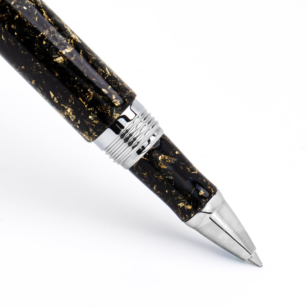 Conklin 1898 Collection Rollerball Pen - Solaris Black - Chrome Trim (Limited Edition) - Pen Boutique Ltd