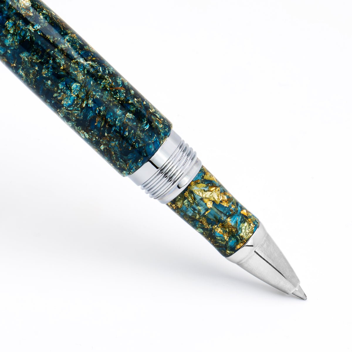 Conklin 1898 Collection Rollerball Pen - Solaris Blue - Chrome Trim (Limited Edition) - Pen Boutique Ltd