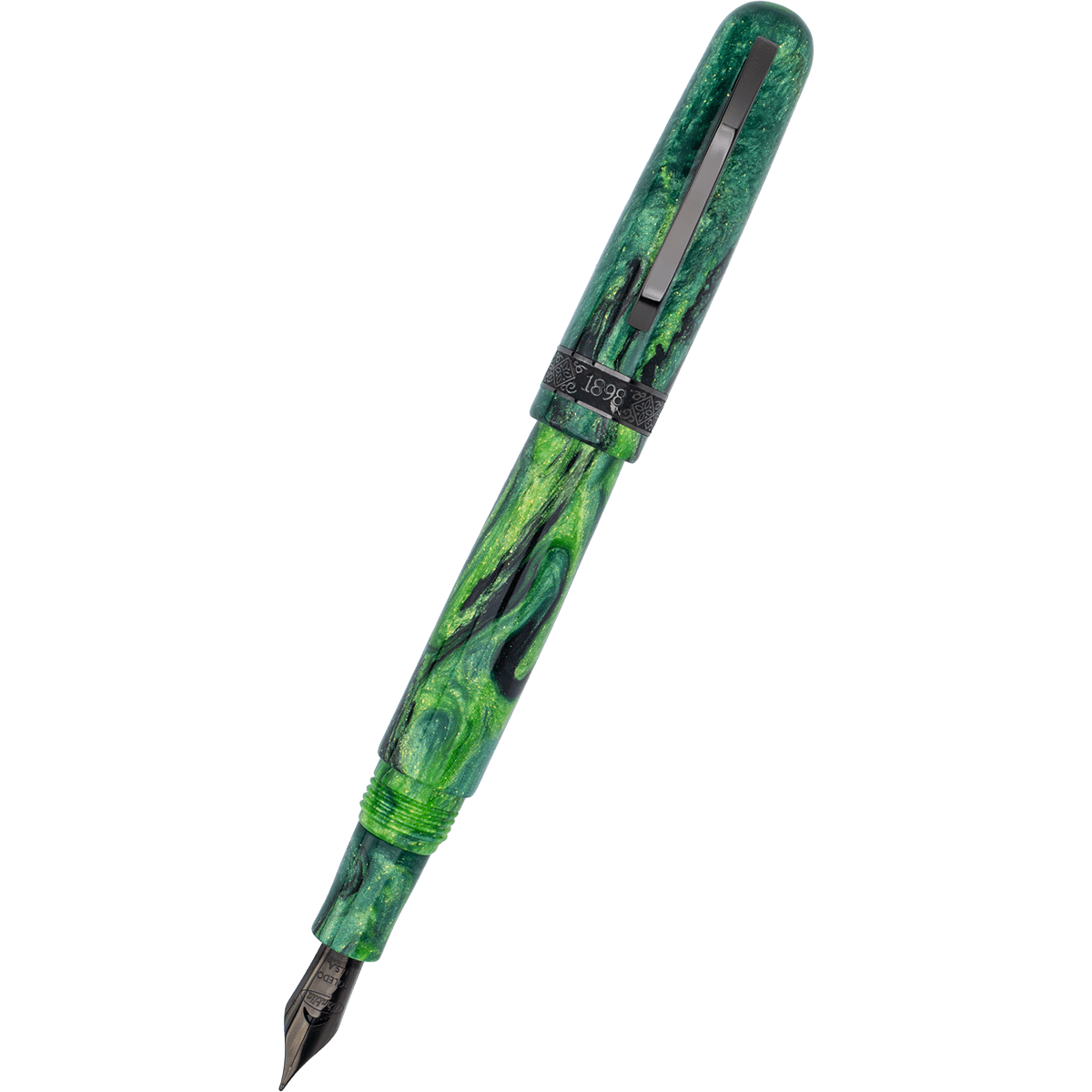 Conklin 1898 Fountain Pen - Clover Valley - Gunmetal Trim (Limited Edition) - Pen Boutique Ltd