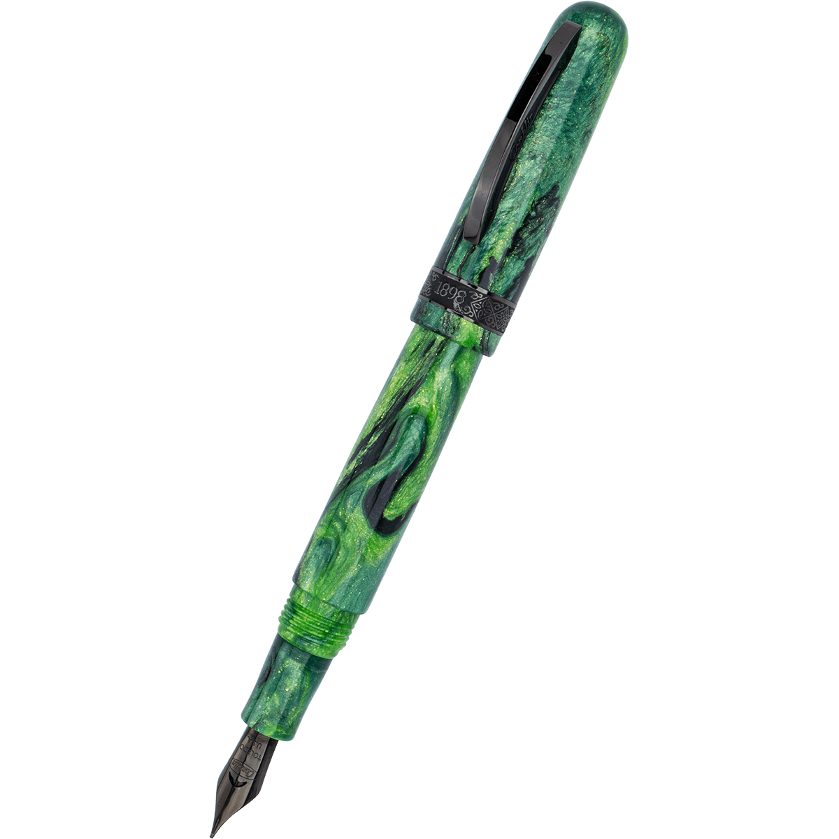 Conklin 1898 Fountain Pen - Clover Valley - Gunmetal Trim (Limited Edition) - Pen Boutique Ltd