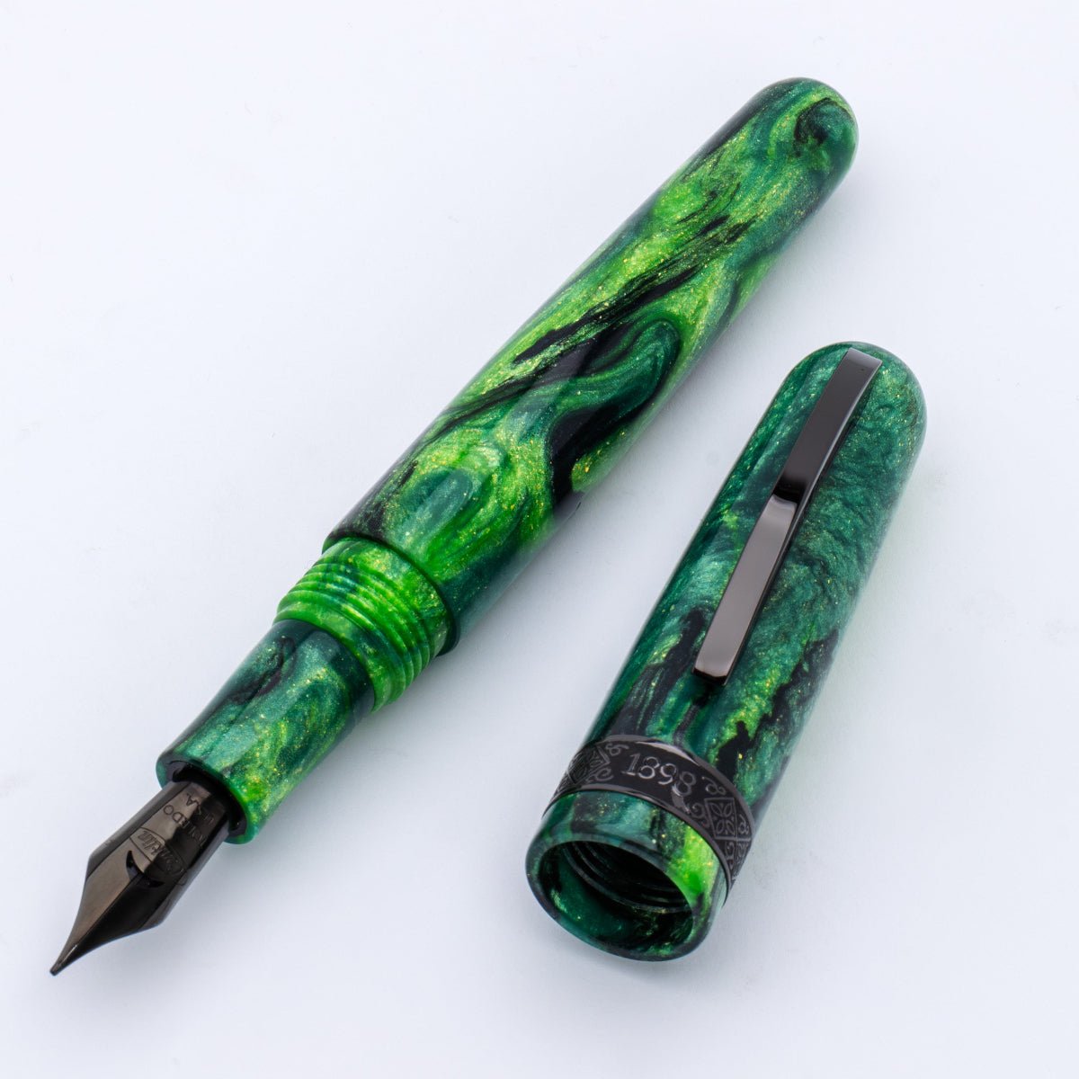 Conklin 1898 Fountain Pen - Clover Valley - Gunmetal Trim (Limited Edition) - Pen Boutique Ltd