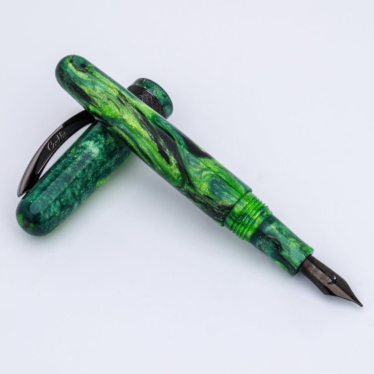 Conklin 1898 Fountain Pen - Clover Valley - Gunmetal Trim (Limited Edition) - Pen Boutique Ltd
