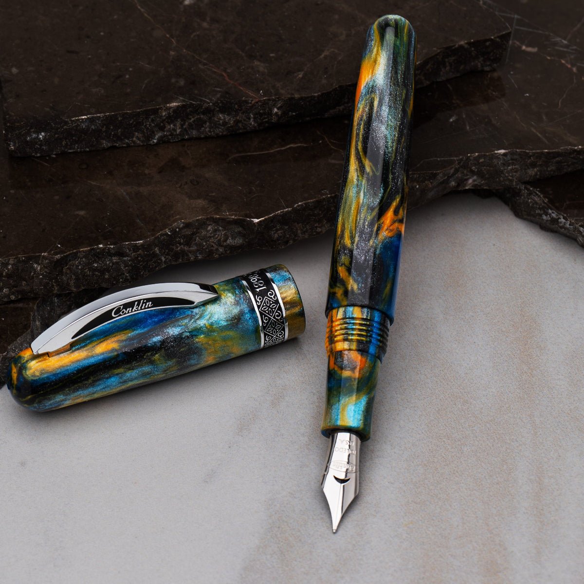 Conklin 1898 Fountain Pen - Ken's Mix - Steel Nib (Limited Edition) - Pen Boutique Ltd