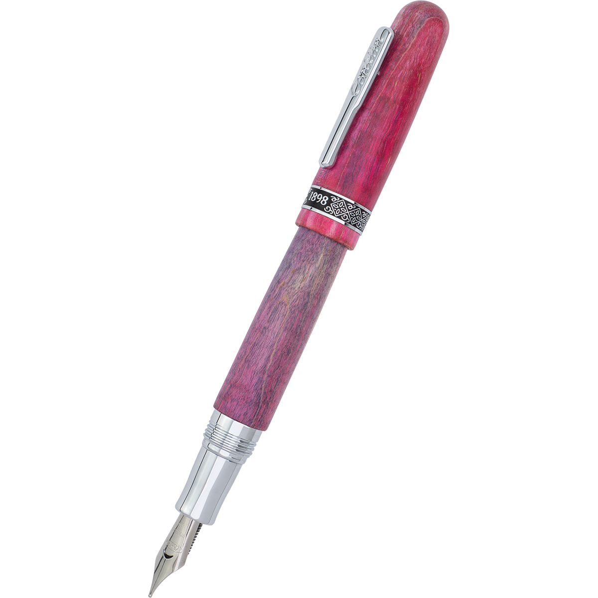Conklin 1898 Fountain Pen - Stabilized Wood Matte Purple - Steel Nib (Limited Edition) - Pen Boutique Ltd