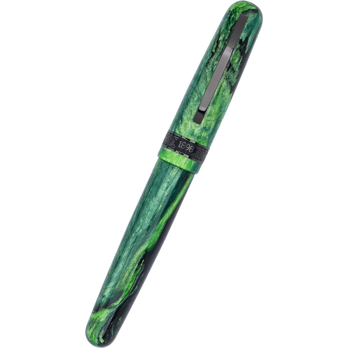 Conklin 1898 Rollerball Pen - Clover Valley - Gunmetal Trim (Limited Edition) - Pen Boutique Ltd