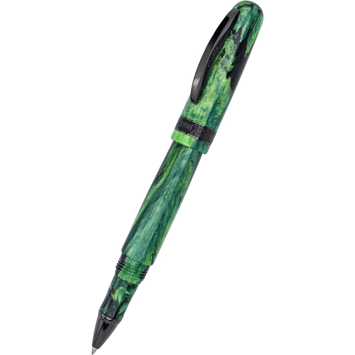 Conklin 1898 Rollerball Pen - Clover Valley - Gunmetal Trim (Limited Edition) - Pen Boutique Ltd