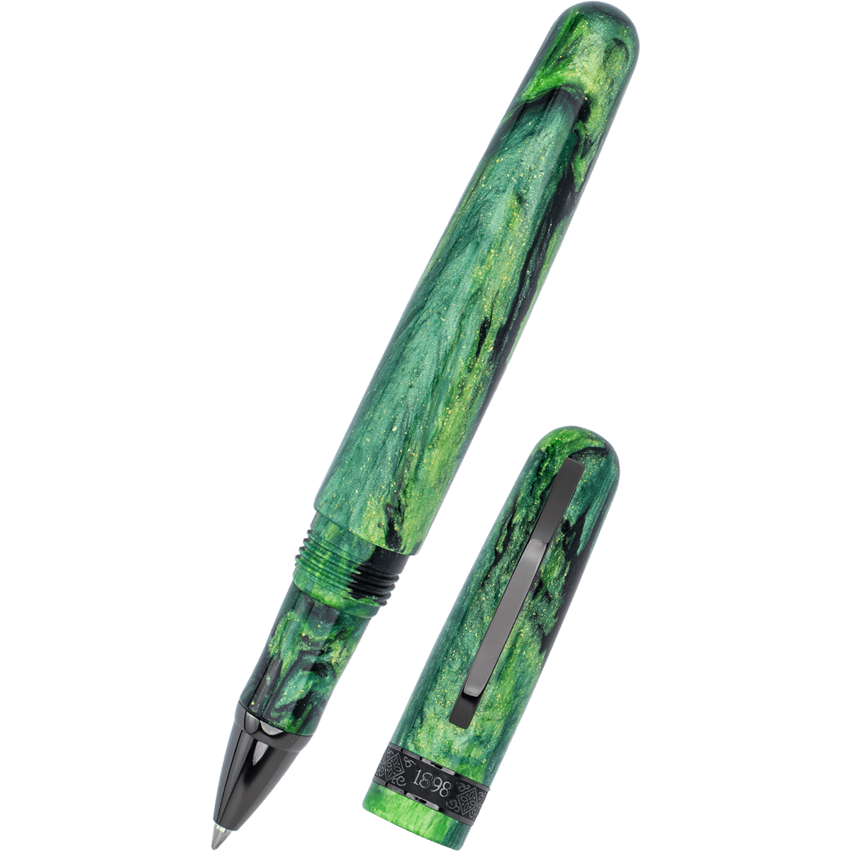 Conklin 1898 Rollerball Pen - Clover Valley - Gunmetal Trim (Limited Edition) - Pen Boutique Ltd
