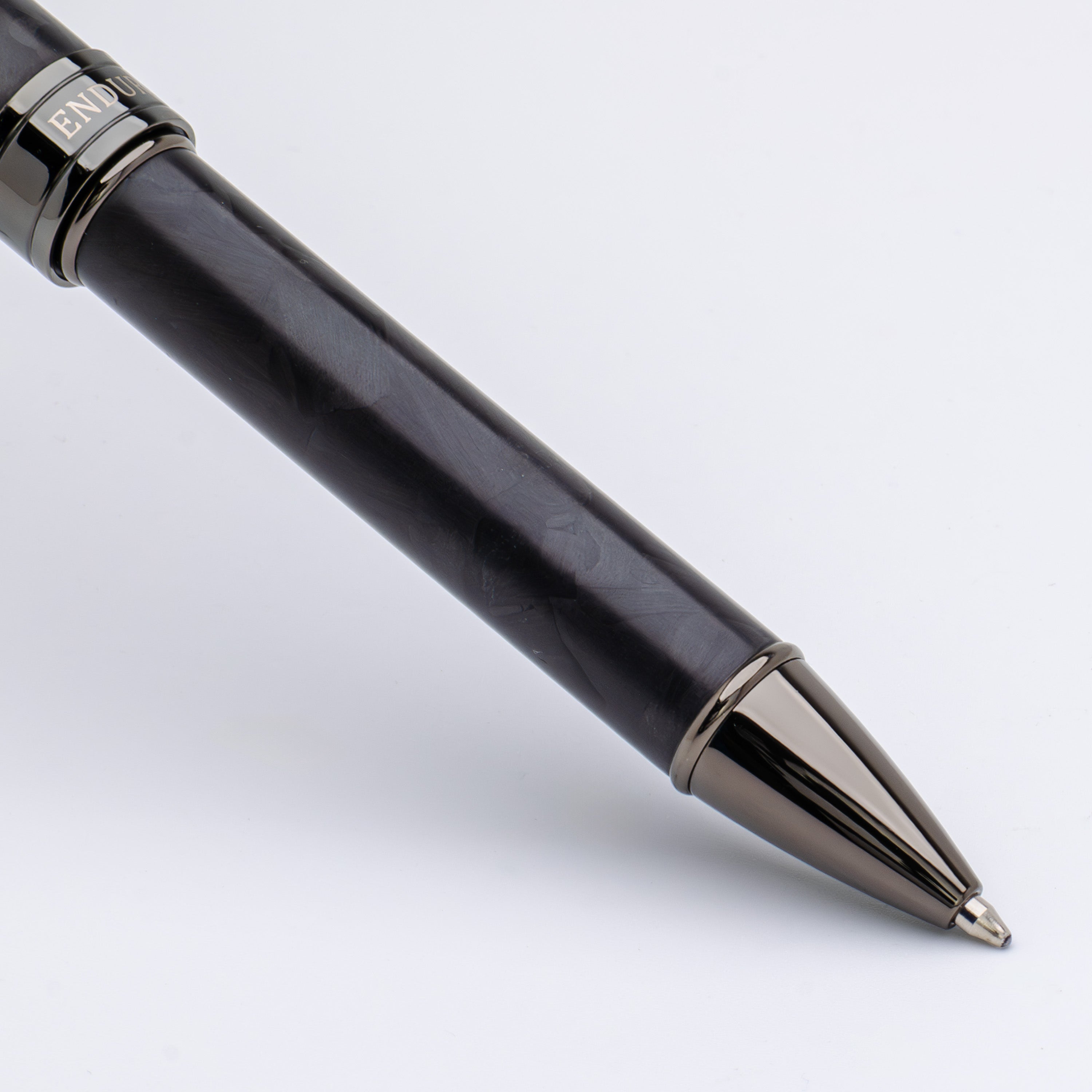 Conklin Endura Ballpoint Pen - Forged Carbon Fiber - Gunmetal Trim (Numbered Edition) - Pen Boutique Ltd