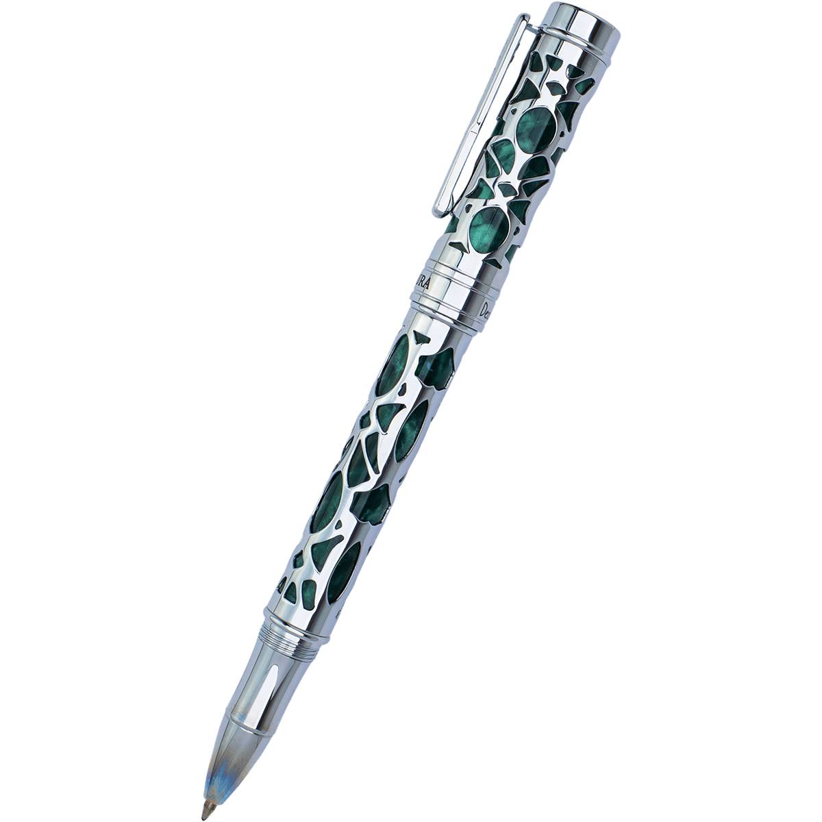 Conklin Endura Rollerball Pen - Deco Crest Green - Pen Boutique Ltd