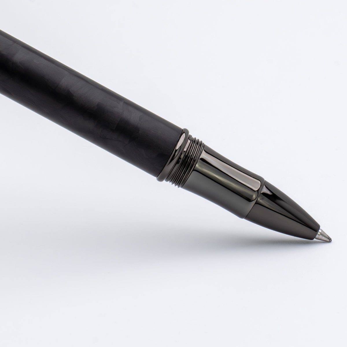 Conklin Endura Rollerball Pen - Forged Carbon Fiber - Gunmetal Trim (Numbered Edition) - Pen Boutique Ltd