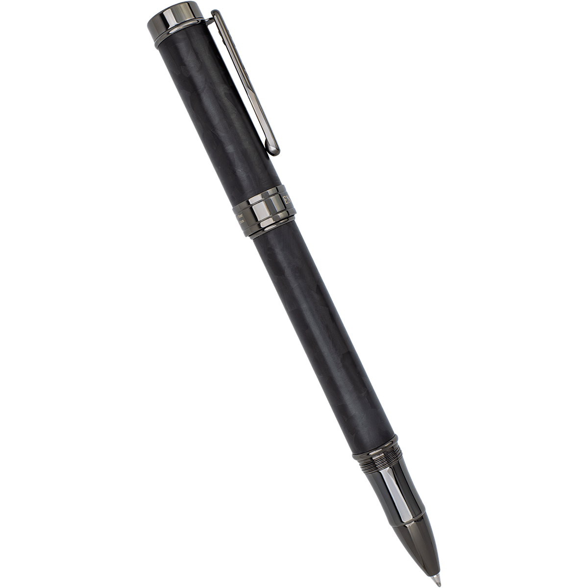 Conklin Endura Rollerball Pen - Forged Carbon Fiber - Gunmetal Trim (Numbered Edition) - Pen Boutique Ltd