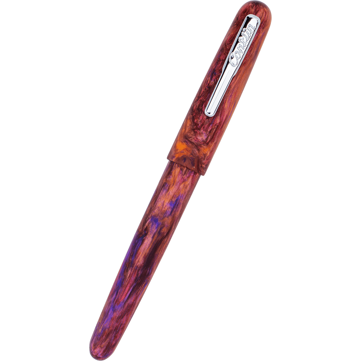 Conklin Streamline Fountain Pen - Matte Sunset Medley - Chrome Trim (Limited Edition) - Pen Boutique Ltd
