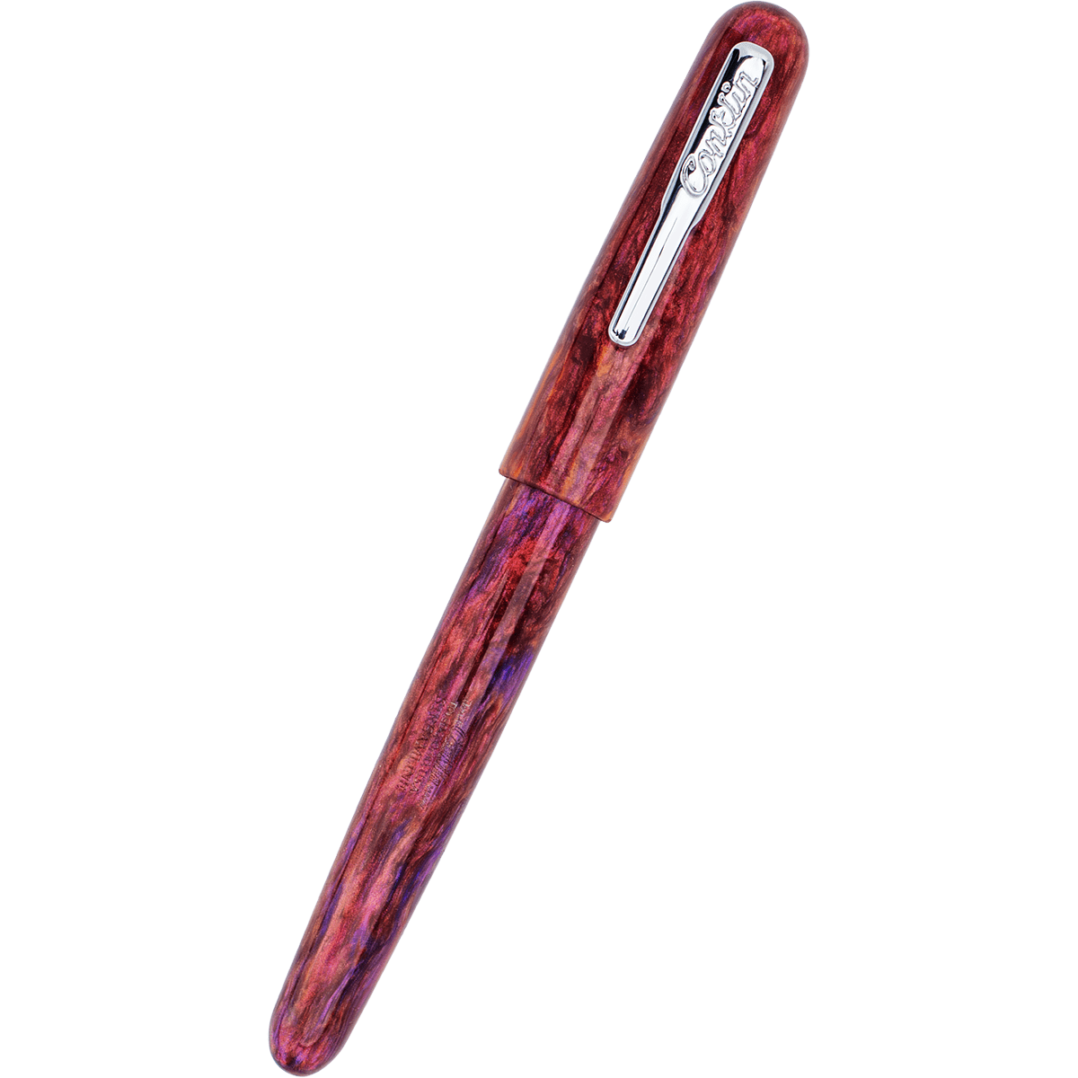 Conklin Streamline Rollerball Pen - Glossy Sunset Medley - Chrome Trim (Limited Edition) - Pen Boutique Ltd