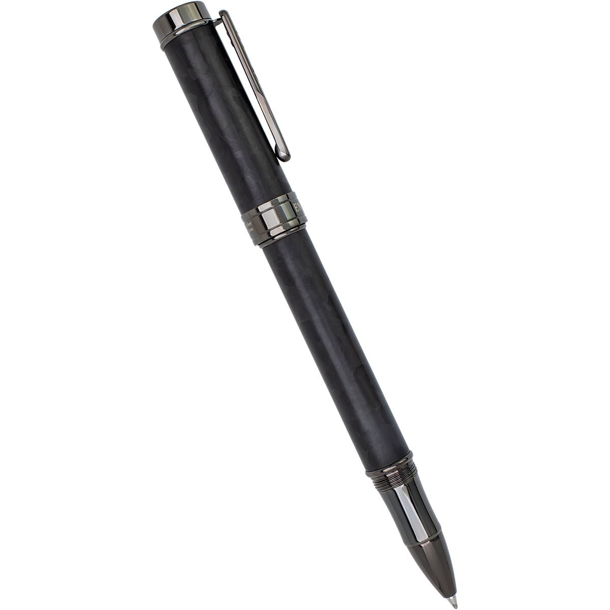 Conklin Endura Rollerball Pen - Forged Carbon Fiber - Gunmetal Trim (Numbered Edition)