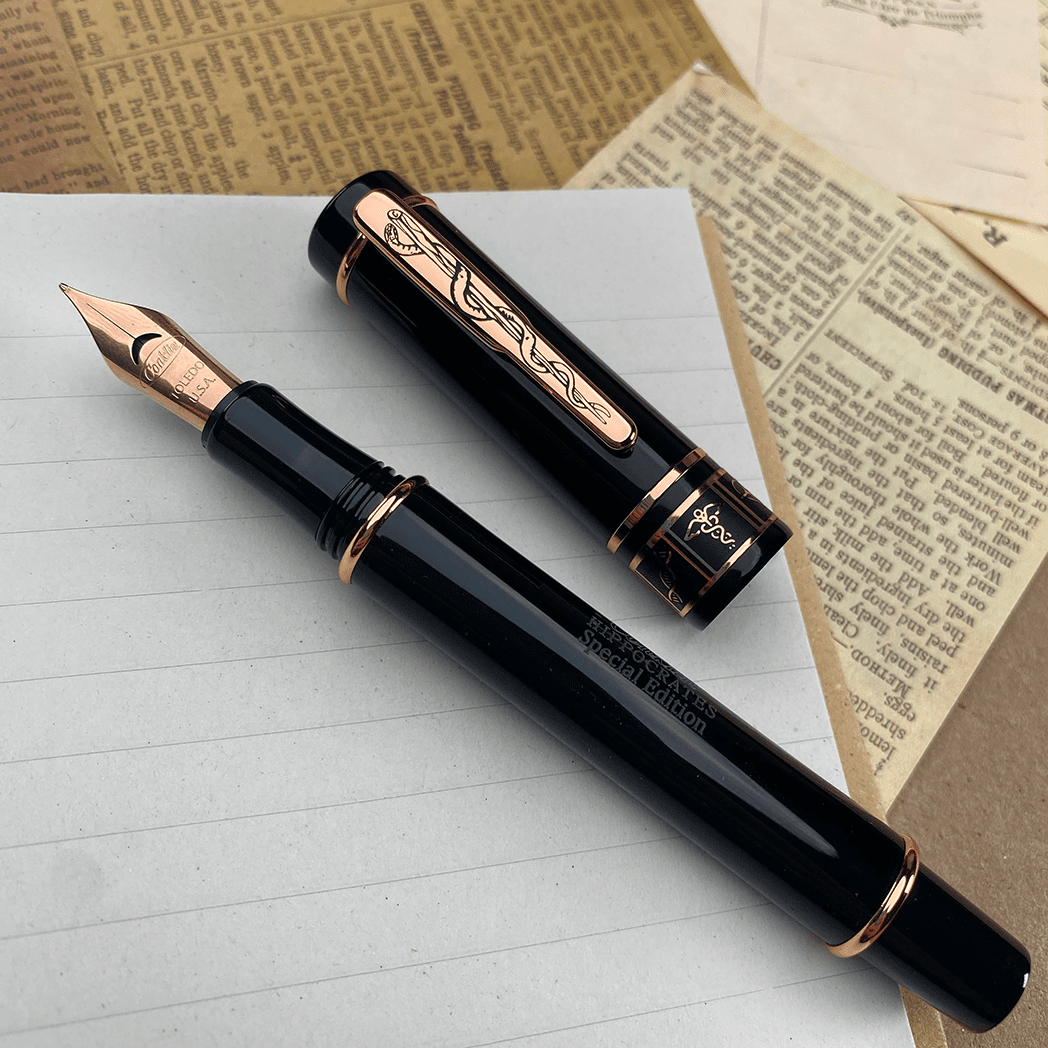 Conklin Hippocrates Fountain Pen + Ink Bottle - Pen Boutique Ltd