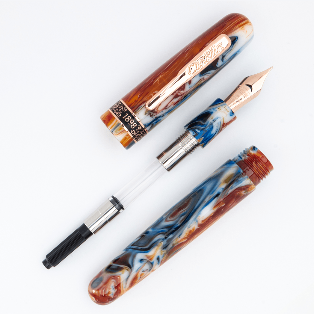 Conklin 1898 Collection Fountain Pen - Misto Orange - 14K - Pen Boutique Ltd