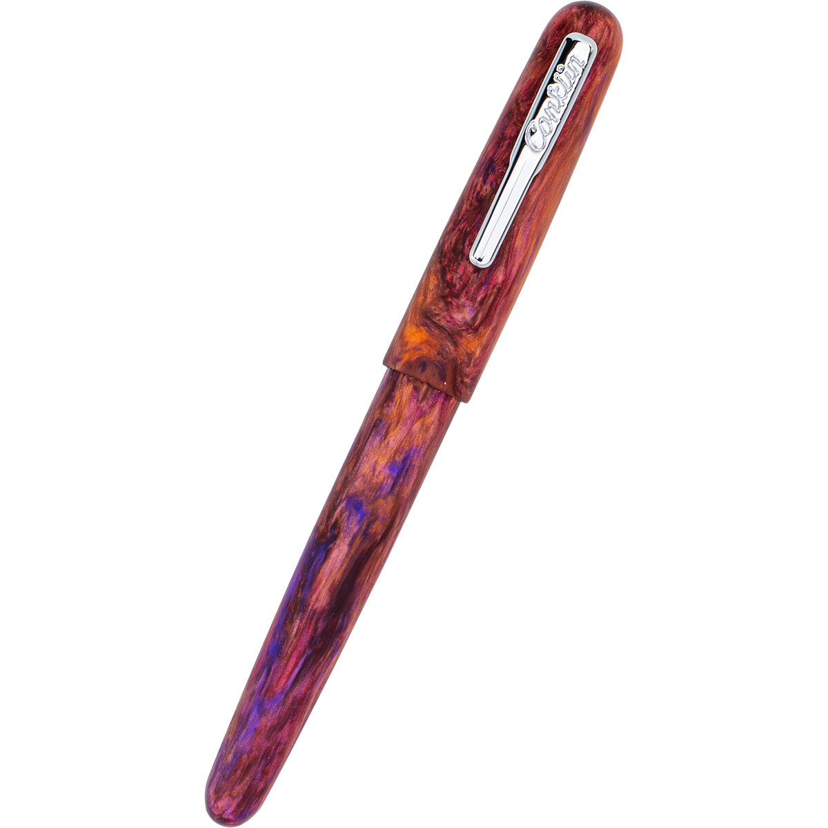 Conklin Streamline Fountain Pen - Matte Sunset Medley - Chrome Trim (Limited Edition)
