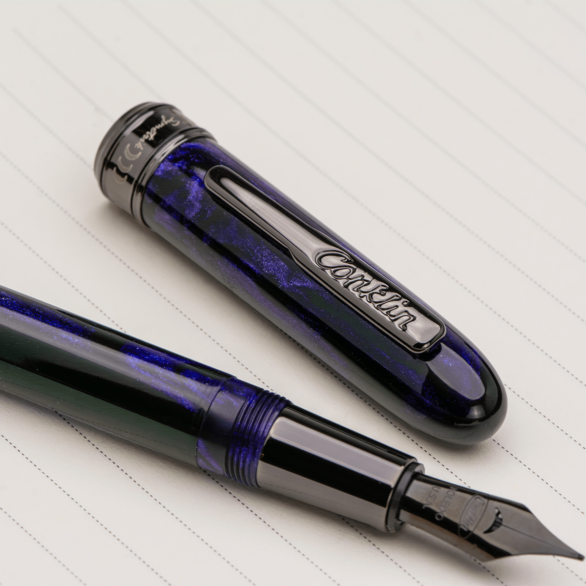 Conklin Symetrik Fountain Pen - Limited Edition - Mystic Soul "Energy" - Gunmetal Trim (Pen Boutique Exclusive) - Pen Boutique Ltd