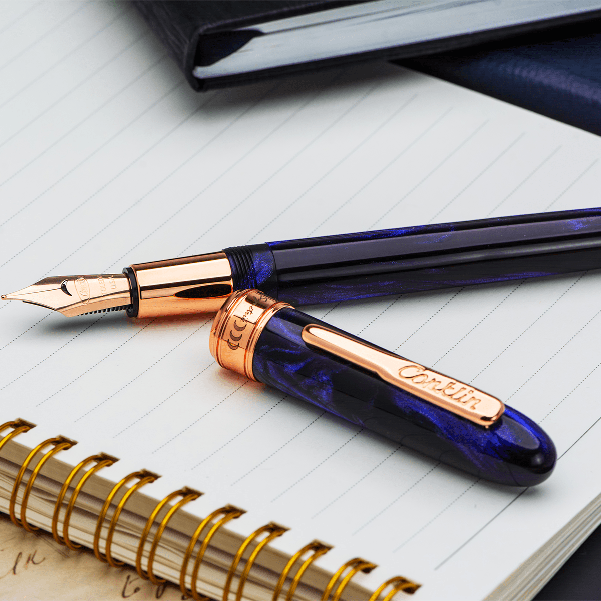 Conklin Symetrik Fountain Pen - Limited Edition - Mystic Soul "Energy" - Rose Gold Trim (Pen Boutique Exclusive) - Pen Boutique Ltd