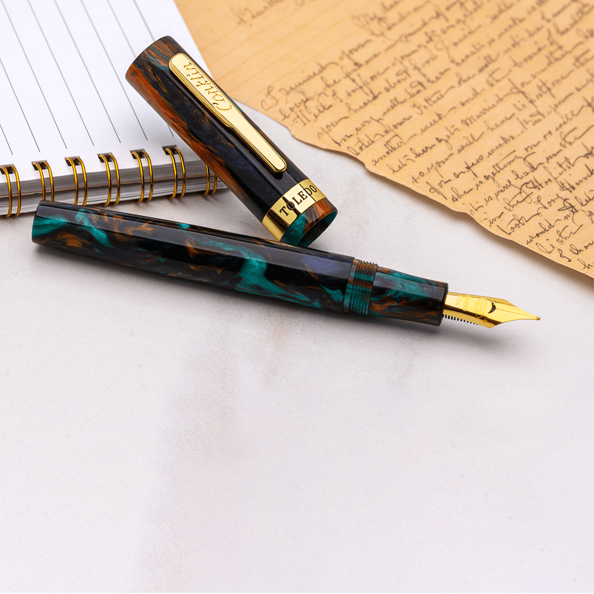 Conklin Toledo Fountain Pen - Limited Edition - Bohemian Twilight Light Shadow (Pen Boutique Exclusive) - Pen Boutique Ltd