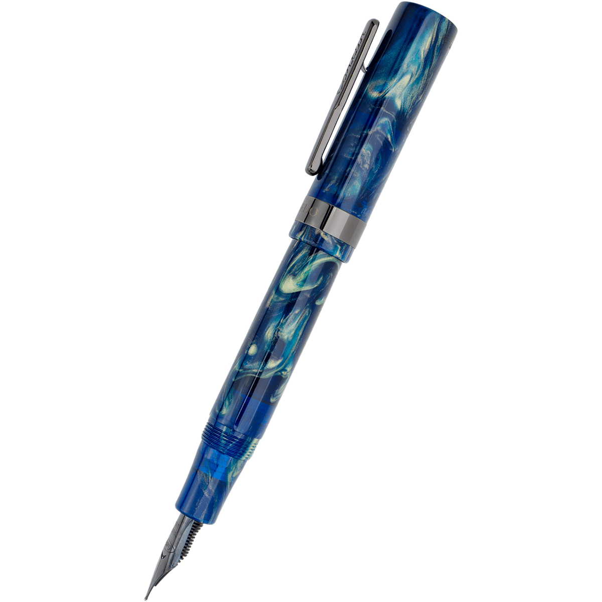 Conklin Toledo Fountain Pen - Limited Edition - Brooks Cenote - Gunmetal Trim (Pen Boutique Exclusive) - Pen Boutique Ltd