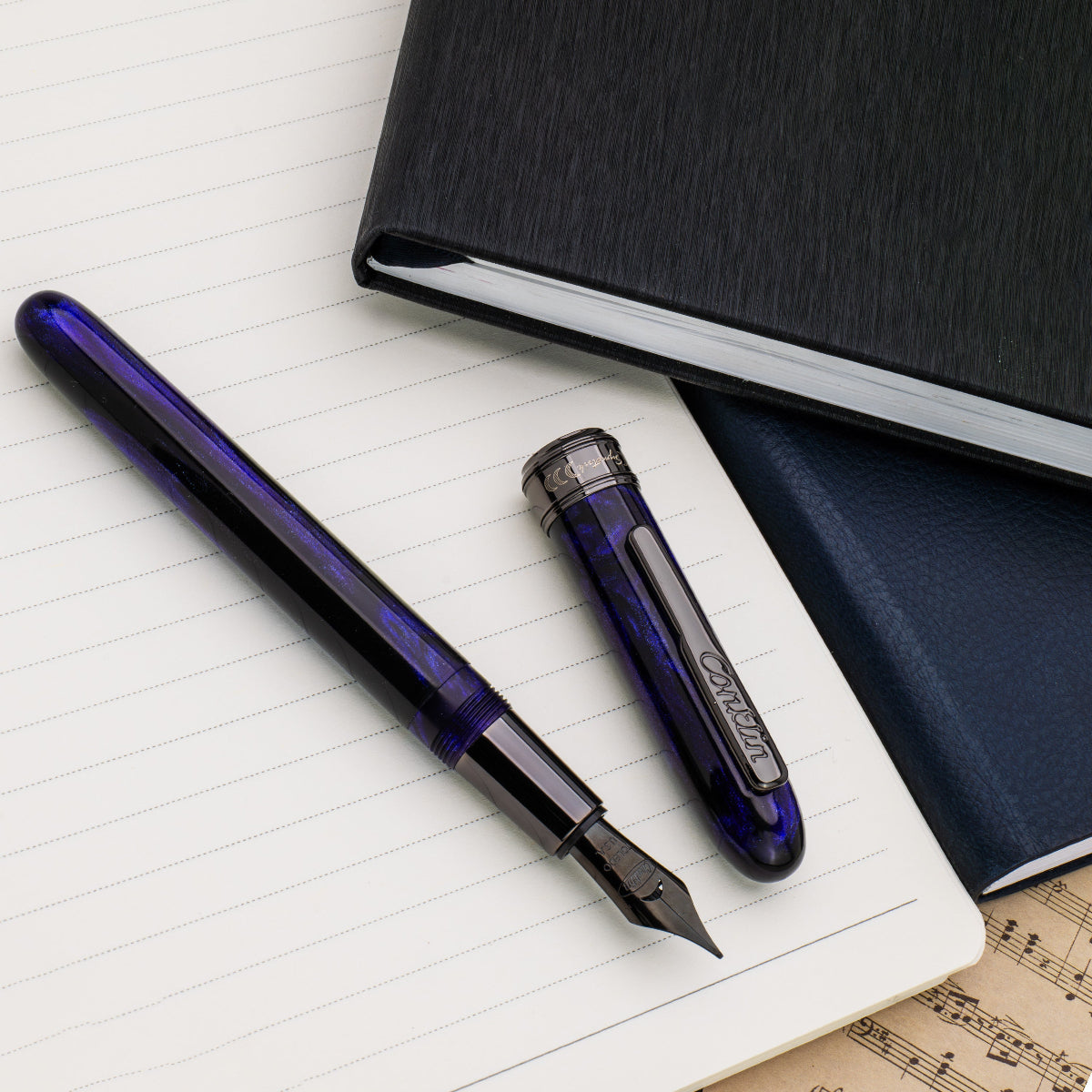 Conklin Symetrik Fountain Pen - Limited Edition - Mystic Soul "Energy" - Gunmetal Trim (Pen Boutique Exclusive)-Pen Boutique Ltd