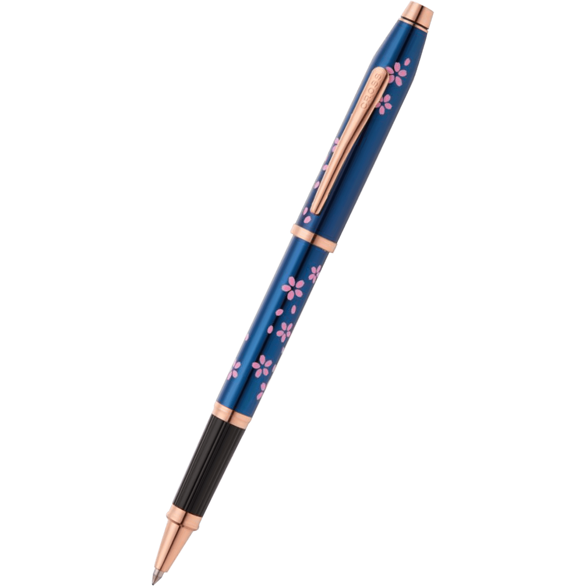 Cross Century II Rollerball Pen - Cherry Blossom Metallic Blue - Pen Boutique Ltd