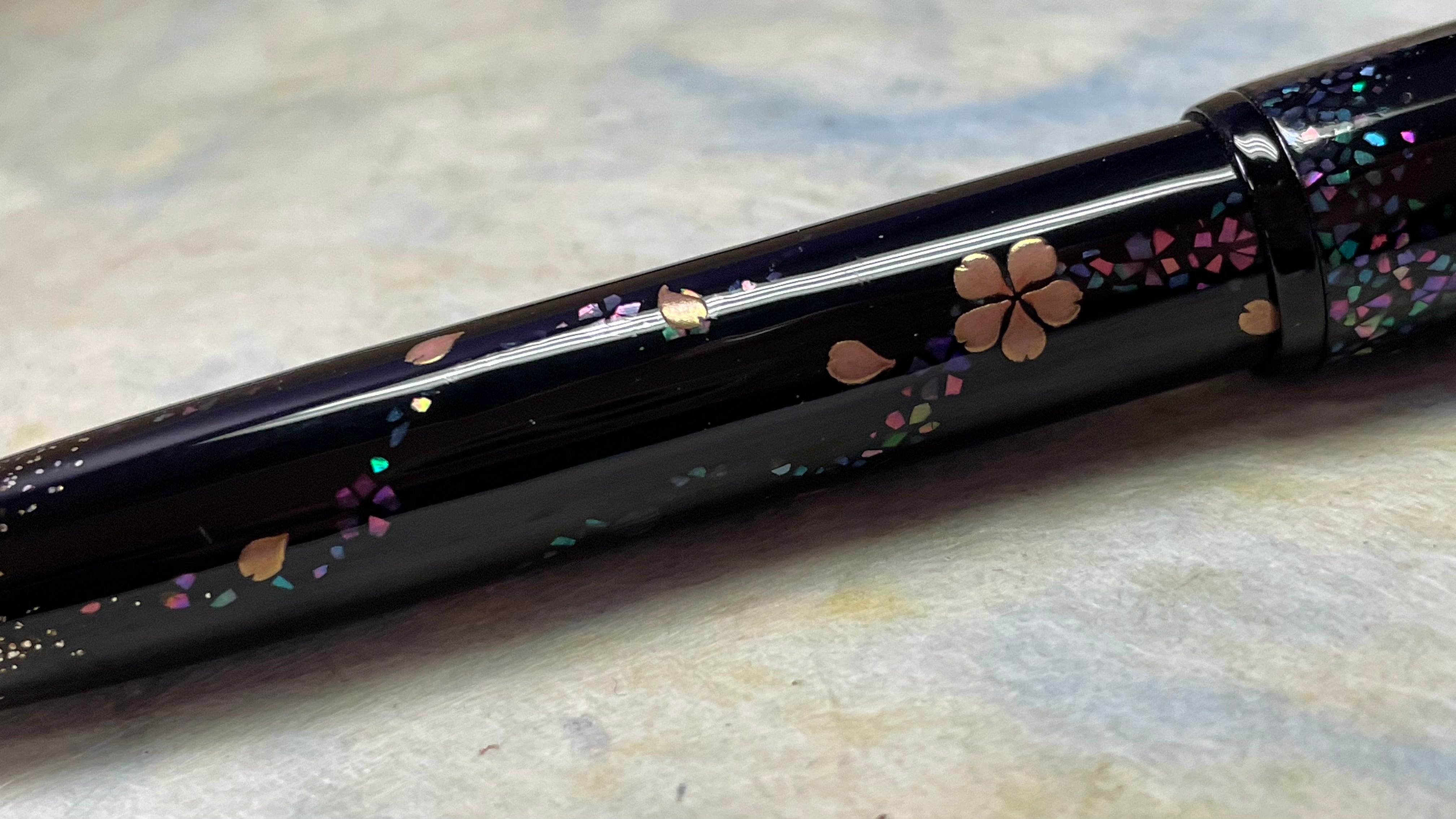 Namiki Yukari Fountain Pen - Cherry Blossoms at Night - Pen Boutique Ltd