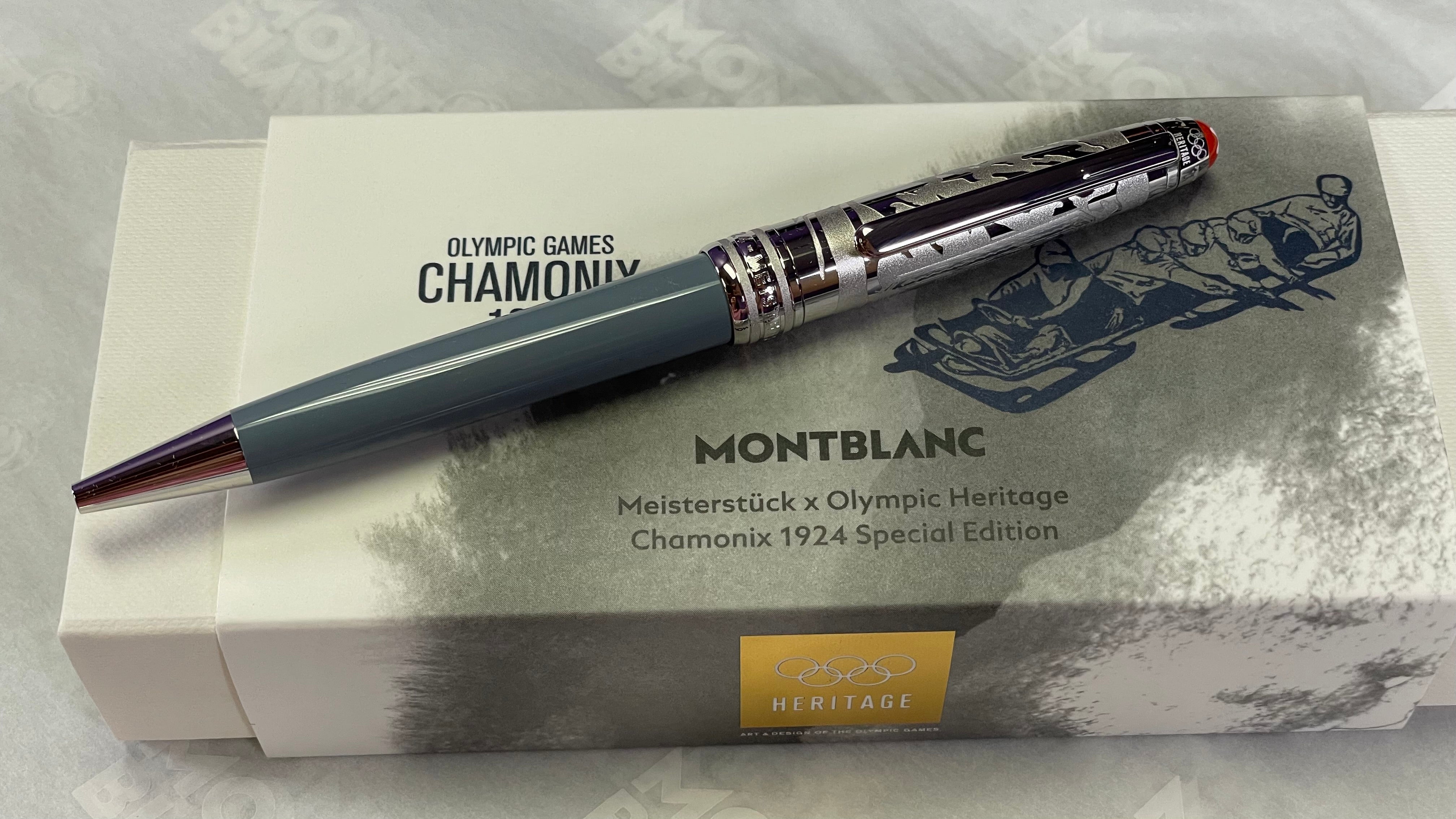 Montblanc Meisterstuck Ballpoint Pen - 164 Olympics Chamonix - Doue - Pen Boutique Ltd