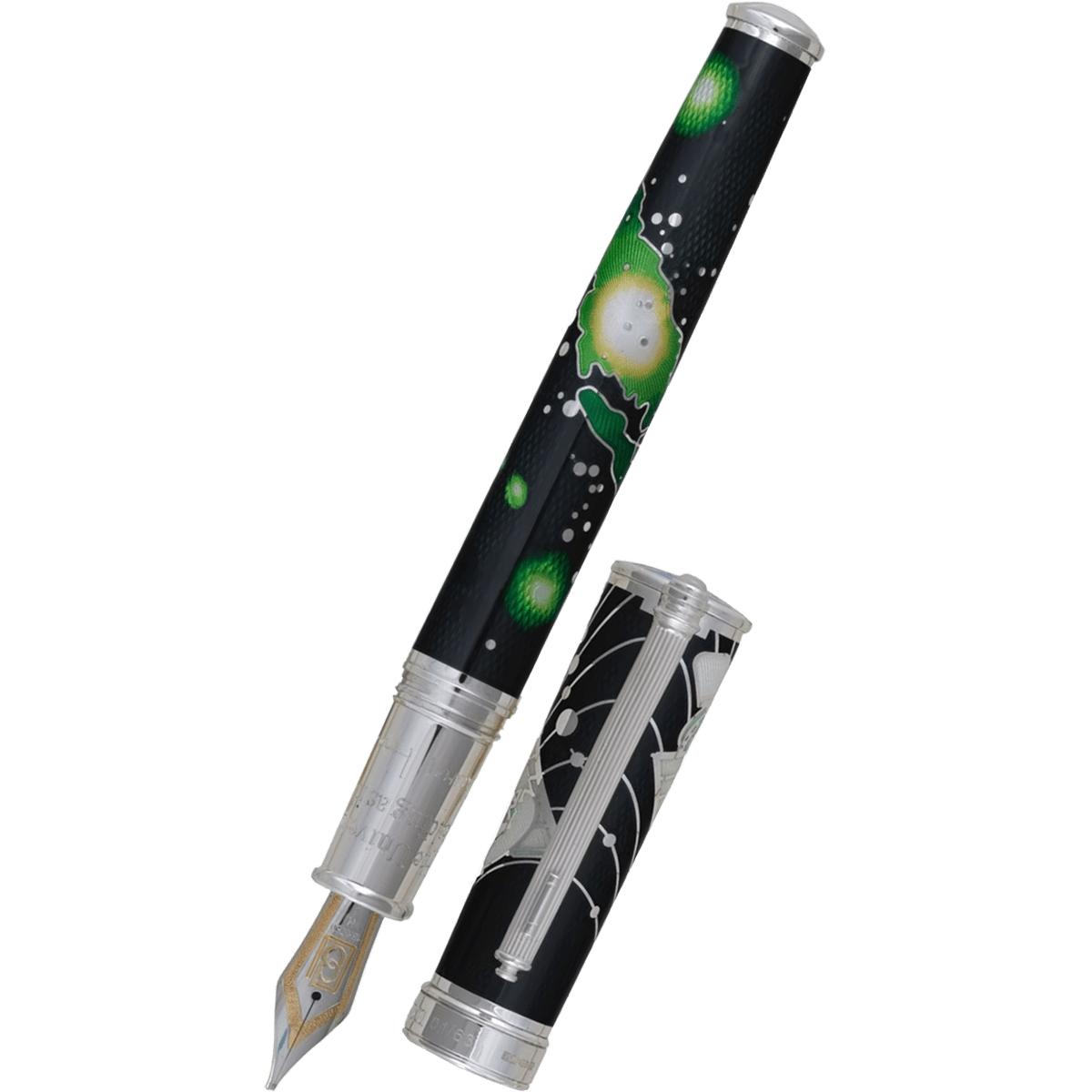 David Oscarson Edwin Hubble Fountain Pen - Martian Green - Pen Boutique Ltd