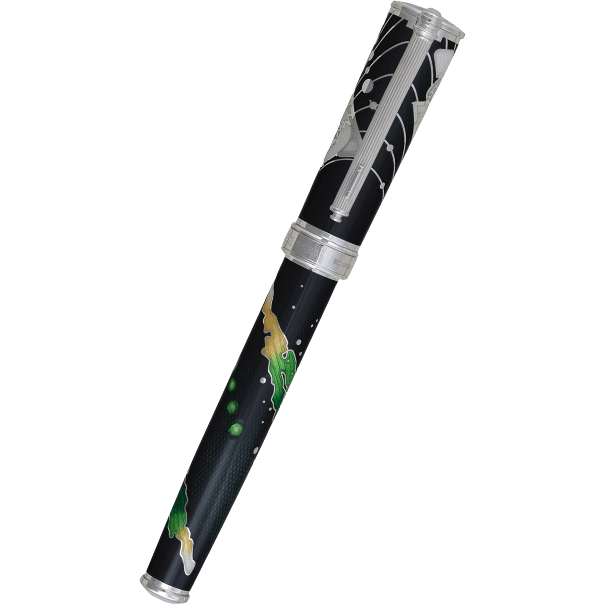 David Oscarson Edwin Hubble Rollerball Pen - Martian Green - Pen Boutique Ltd