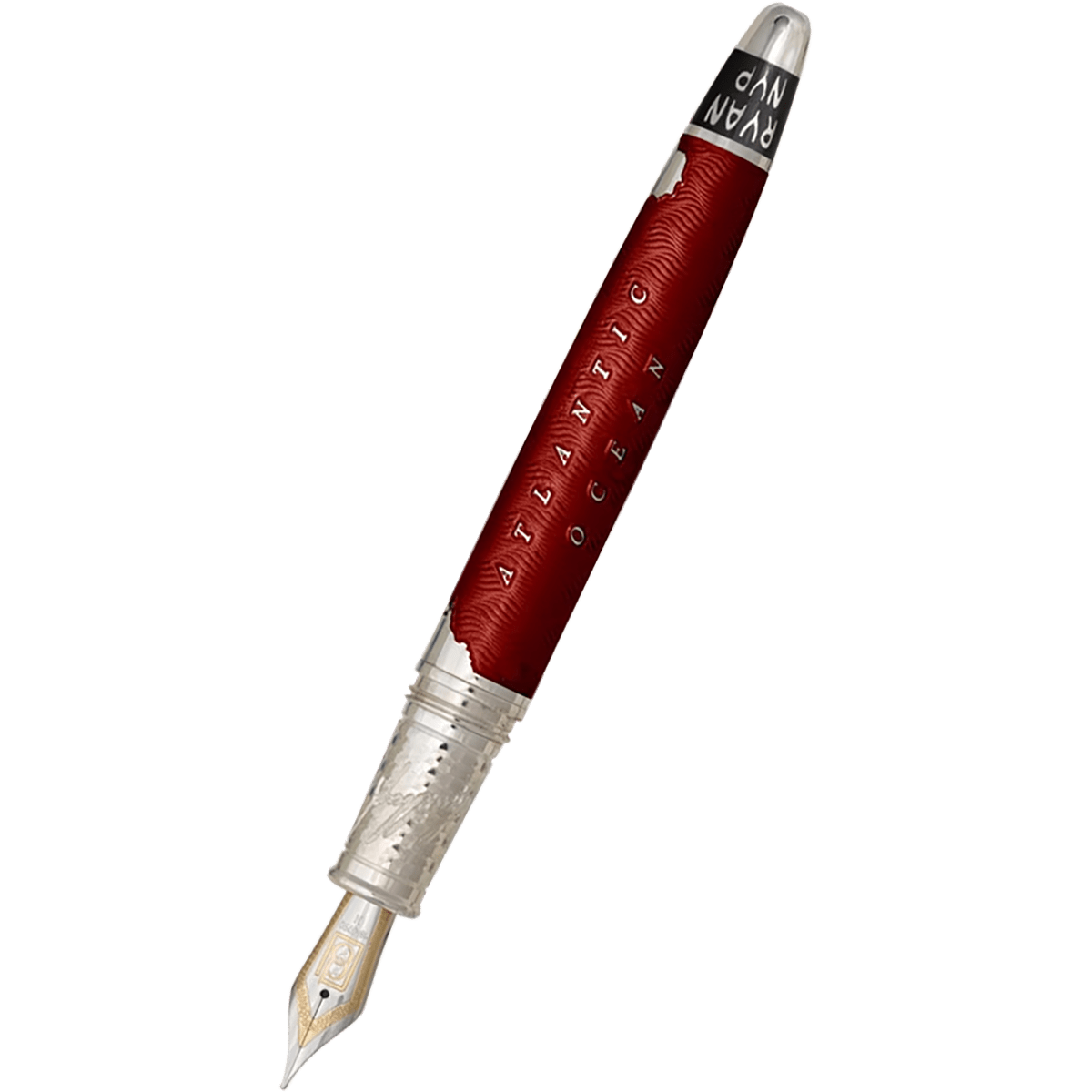 David Oscarson Spirit of St. Louis Fountain Pen - Charles Lindbergh Sunset - Pen Boutique Ltd