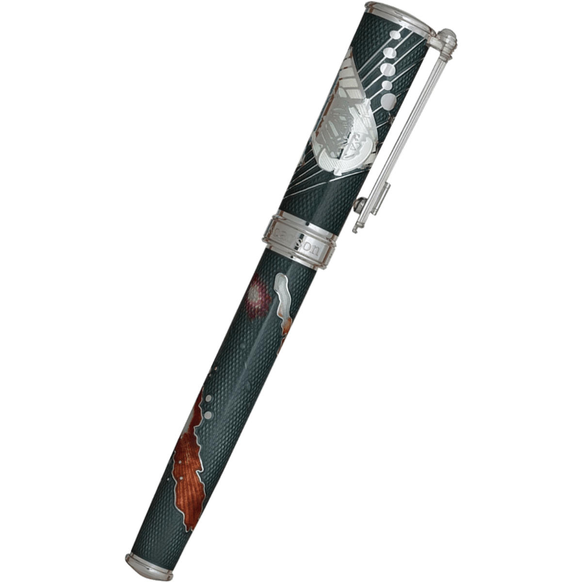 David Oscarson Edwin Hubble Fountain Pen - Moon Dust - Pen Boutique Ltd