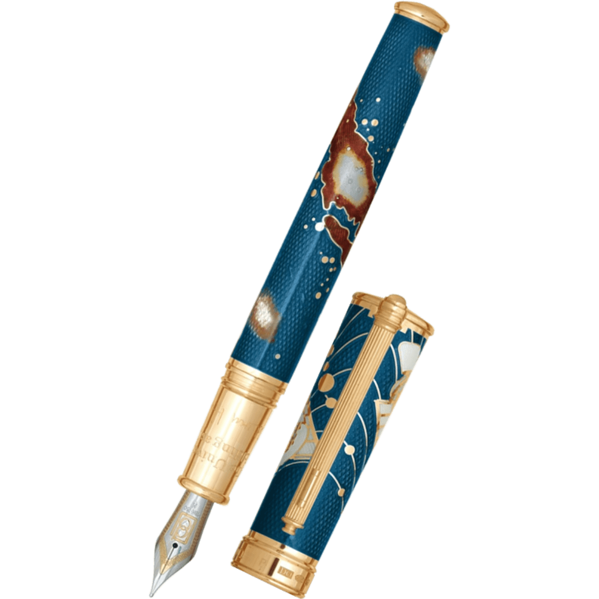 David Oscarson Edwin Hubble Fountain Pen - Twilight Blue - Pen Boutique Ltd