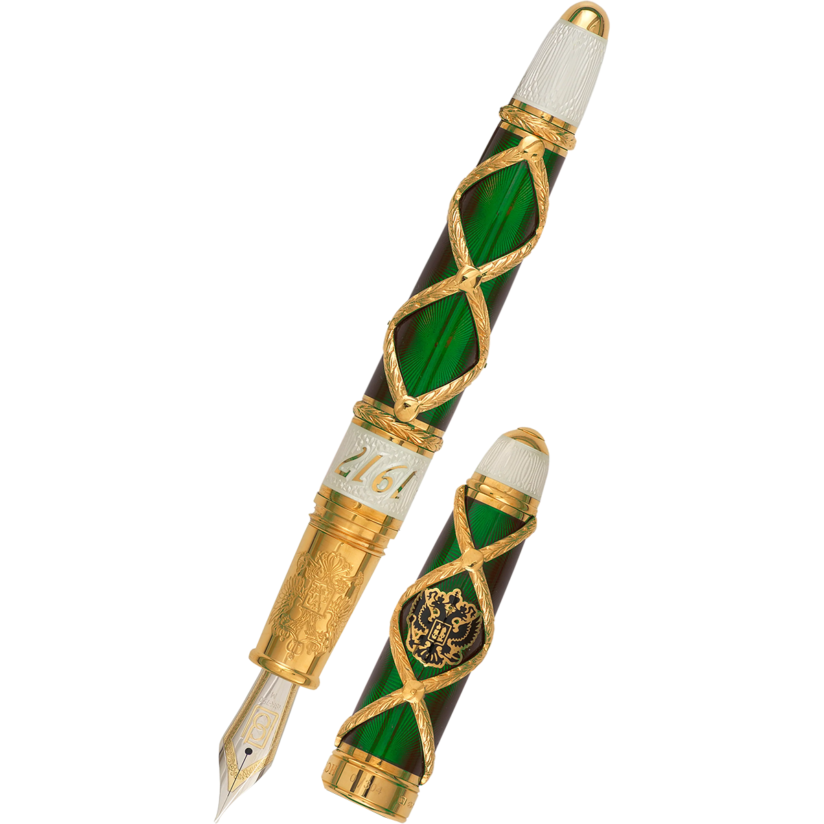 David Oscarson Russian Imperial Emerald Limited Edition Fountain Pen - Pen Boutique Ltd