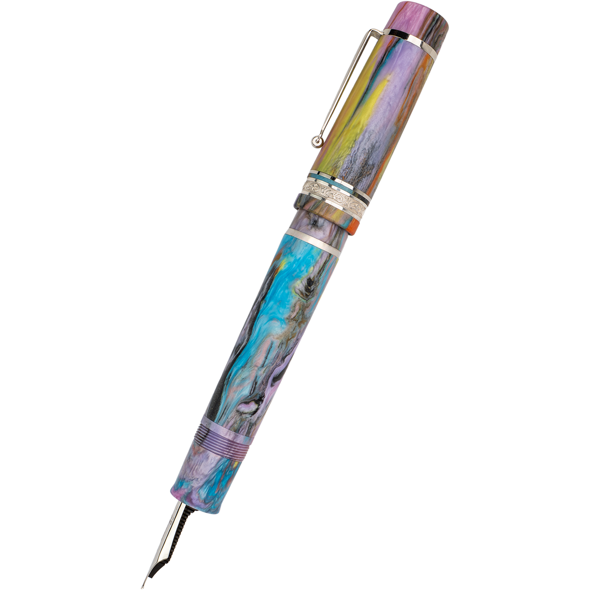 Delta Limited Edition Fountain Pen - DV Original - Primary Manipulation 4.5 (Oversize) - Pen Boutique Ltd