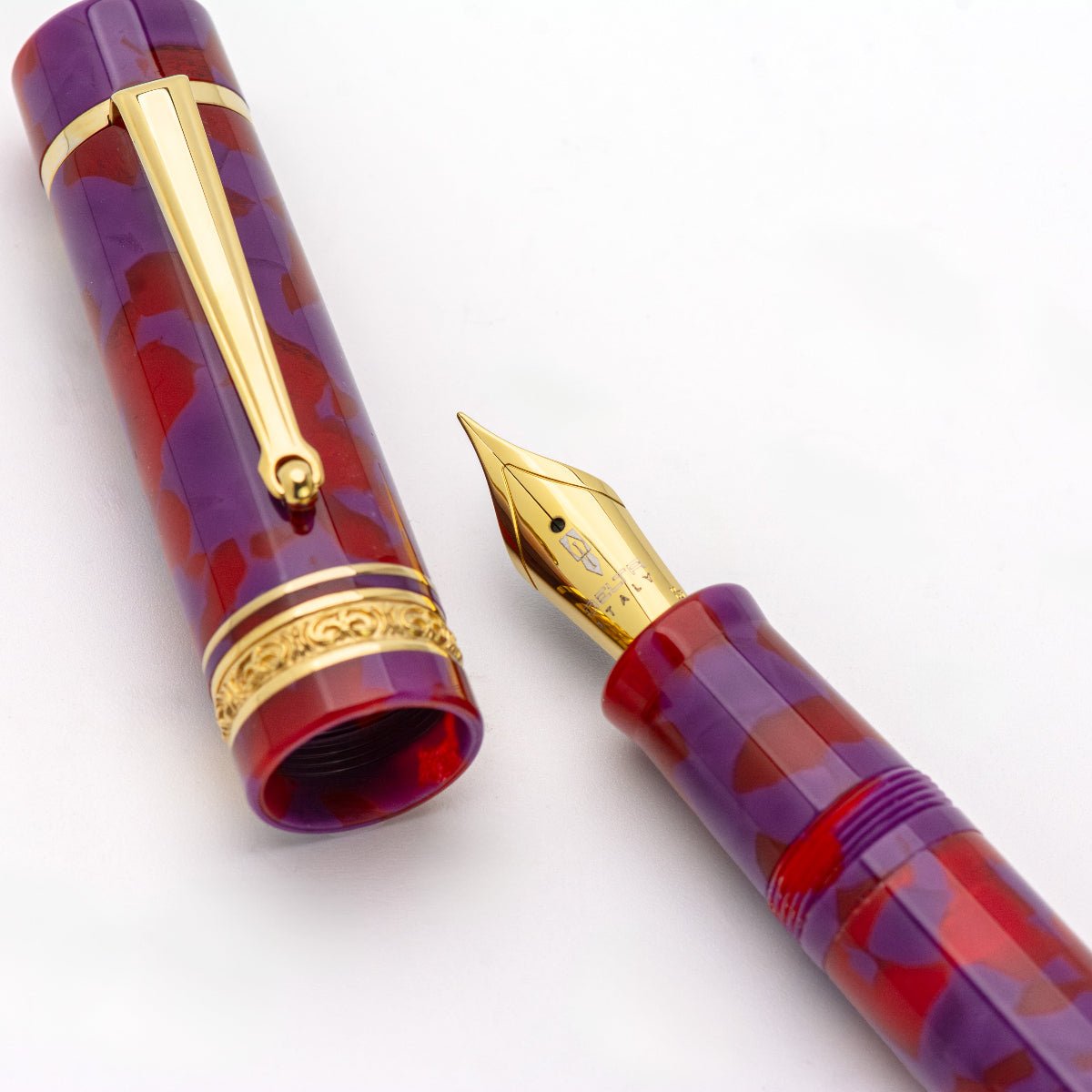 Delta Limited Edition Fountain Pen - DV Original Velvet Bloom (Mid - Size) - Pen Boutique Ltd