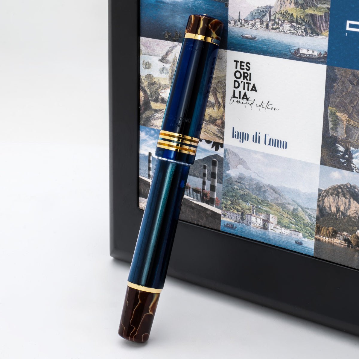Delta Limited Edition Fountain Pen - Four Rings Lake Como - Pen Boutique Ltd