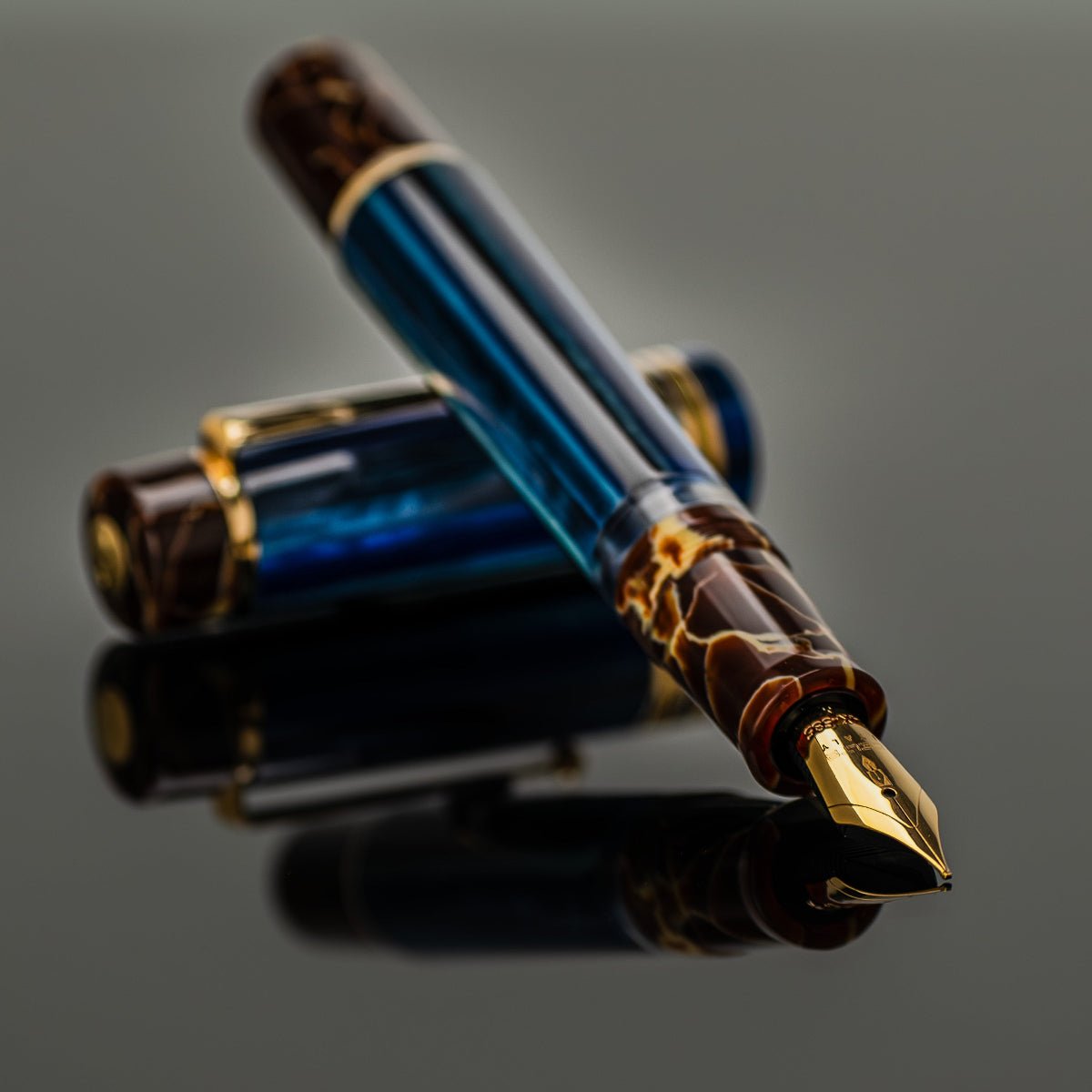 Delta Limited Edition Fountain Pen - Four Rings Lake Como - Pen Boutique Ltd